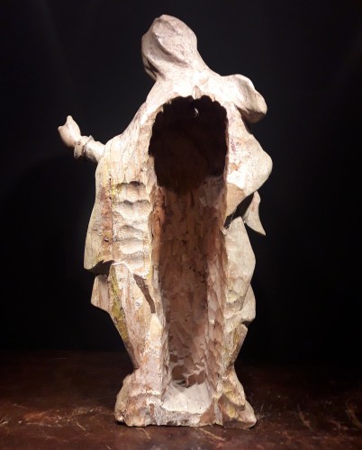 Sculpture Sculpture en Bois - Madone en bois sculpté du XVIe siècle